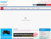 Tablet Screenshot of mitsucad.com